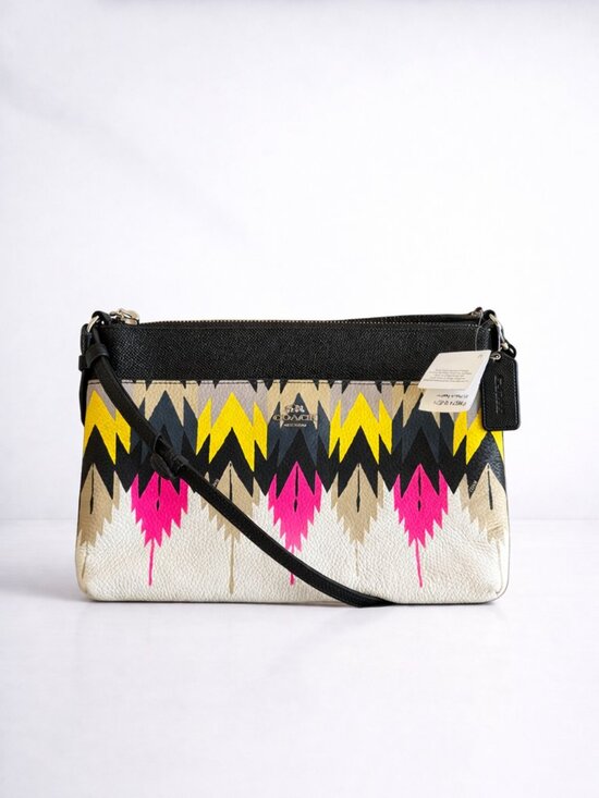 Coach Handbags - Coach Coachella Hawk Feather East West Crossbody Bag 2015 Festival NWT